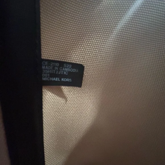 Michael Kors Jodie Black and gray jacquard small tote handbag NWOT Totes